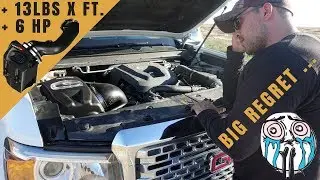 MOD: Cold Air Intake on my Canyon Duramax ... and I HATE IT!!