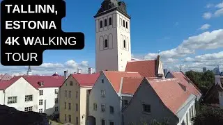 City walks - Tallinn, Estonia (4K walking tour)