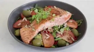 Салат с лососем | Палео, кето рецепт