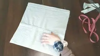 Сумка для покупок из старых брюк . Шоппер