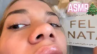 ASMR FAST AGGRESSIVE Merry Christmas | Feliz Natal (lens licking + tapping + som em camadas)