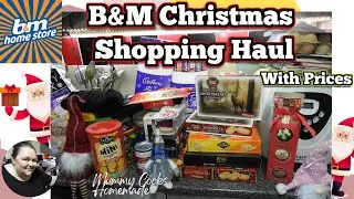 Feeling Festive B&M & Tesco Christmas Shopping With Prices 2023