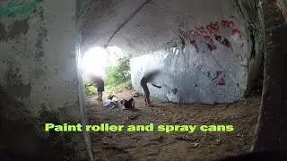 Graffiti Under Bridge and Piece In The Pool