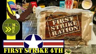 First Strike 4th!!! 2023 US First Strike Ration Menu #4 Mexican Style Beef Wrap & BBQ Chicken Breast