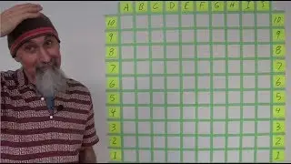 Setting Up a 10x10 Square Grid Using the Pythagorean Theorem, Pattern Recognition Game [ASMR Math]