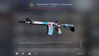 StatTrak™ M4A4 | Temukau Minimal wear с 1 КЕЙСА