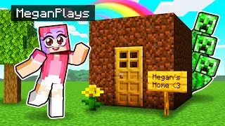 MeganPlays Minecraft for the FIRST time..