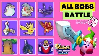 Kirby's Return To Dream Land: All Sub Boss And Boss Battles Nintendo Switch
