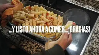 RECETA VIRAL DE TIKTOK  PASTA CON QUESO FETA Y TOMATES CHERRY