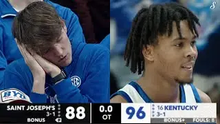 DJ Wagner Leads Kentucky in OT Win With 22 Pts & 6 Ast!