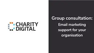 Group Consultation: Email marketing support for your organisation