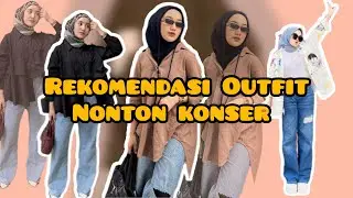 Ootd cewe hijab nonton konser|Link shopee di deskripsi box❗