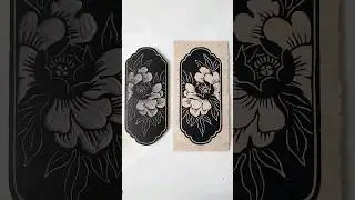 Printing the little peony block 🌸 