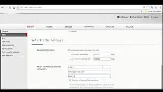 Basic System Settings (WAN configuration)