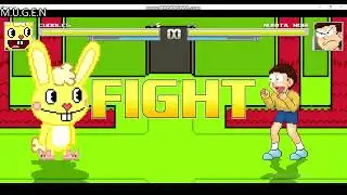 mugen cuddles vs nobita nobi