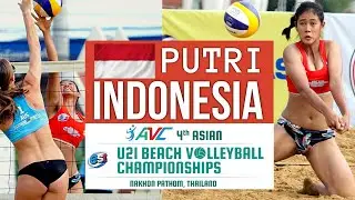AVC U21 BEACH VOLLEYBALL CHAMPIONSHIPS 2021| WOMEN INDONESIA🇮🇩  VS AUSTRALIA 2 🇦🇺  | HIGHLIGHT