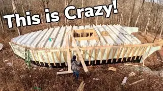 Building Custom ICF Concrete Floor System for Boat Themed Cabin