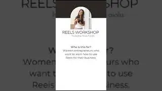 Reels Workshop 9-25-23 At EmpowHERment Palm Harbor FL #shorts