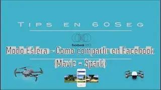 Dji Spark como compartir mi foto 360 a facebook