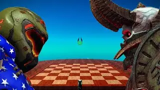 THE “COMBAT CHESS” HUGO MARTIN MEANT ALL ALONG | DOOM Eternal Chessboard Custom Map Mod