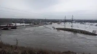 Паводок СКО Петропавловск. Такого мы еще не видели!!! Кошмар!!! Все в воде!!!