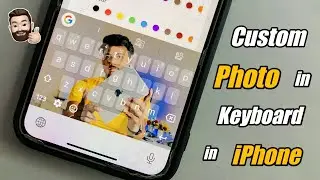 How to set Custom Photo in Keyboard in iPhone