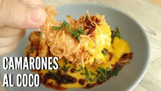 Camarones al Coco con salsa de Mango 🍤🥭