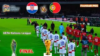 Portugal vs Croatia | UEFA Nations League - RONALDO vs MODRIC - Gameplay PES