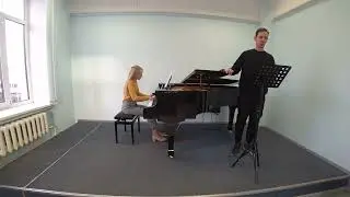 Инструментальный ансамбль. Паршукова Ангелина (17 лет) и Игорь Макаров.