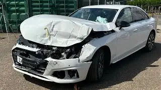 TAKING A BIG GAMBLE ON THIS £28,000 WRECKED 2022 AUDI A4 40 QUATTRO