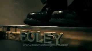 Foley recording for the movie 