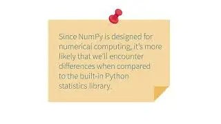 Learn Basic Statistics with Python : 6. Statistics using NumPy