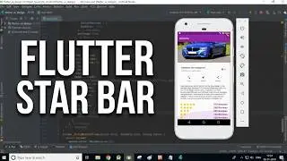 Flutter RatingBar with Stars || Network image || UI DESIGN || Amazevalley