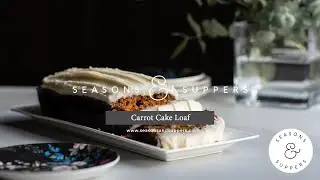 Carrot Cake Loaf with Cream Cheese Frosting