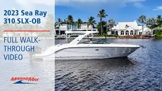 Pre-Owned 2023 Sea Ray SLX 310 Outboard With ONLY 9 ENGINE HOURS! Available NOW!