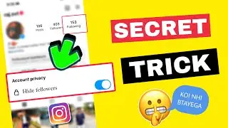 How To Hide Following List On Instagram Without Private Account | Instagram Following Hide KaiseKare