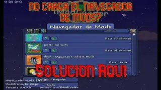 Terraria Tmodloader 1.4 no abre Navegador de mods --(Solucion)--