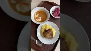 Что можно купить на 5 р в студенческой столовой😱 #едаялюблютебя #обзореды #столовая #обед #фудблог