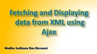 Fetching data from XML file. || Leela Soft || Ramavarapadu Vijayawada