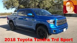2018 Toyota Tundra Crewmax Trd Sport 4x4 Walk Around Video