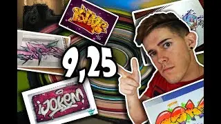 PUNTÚO Y COMENTO VUESTROS GRAFFITIS - Graffitis de mis suscriptores #21
