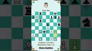 Capablanca, Jose Raul vs Euwe, Max | AVRO | Netherlands 1938.11.15 #chessgame