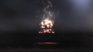 Fire explosion logo reveal