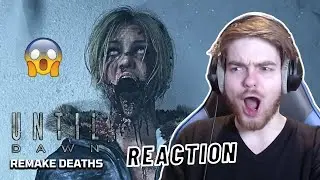 ALL UNTIL DAWN REMAKE DEATHS | REACTION