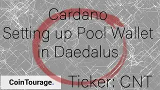 How to get your Cardano Pool Rewards Wallet in Daedalus!