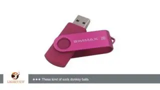 SIMMAX 5pcs 16GB USB Flash Drive U-Disk 16GB USB 2.0 Flash Memory Stick swivel design (Rose) |