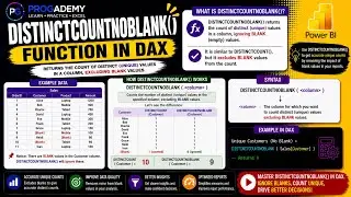DAX - DISTINCTCOUNTNOBLANK() function in Power BI