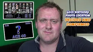 Dan Morris: The Birthday King - My 40th Birthday Photo Location CONFIRMED