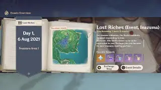 Genshin Impact - Lost Riches (Event, Inazuma, 2.0) - Treasure Area 1