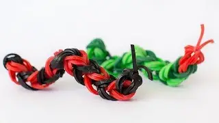 Rainbow Loom Bands CATERPILLAR CHARM How to make by 🌈 Olya Rainbow
